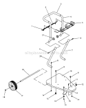Page A Diagram and Parts List for 1279-1  Briggs and Stratton Pressure Washer